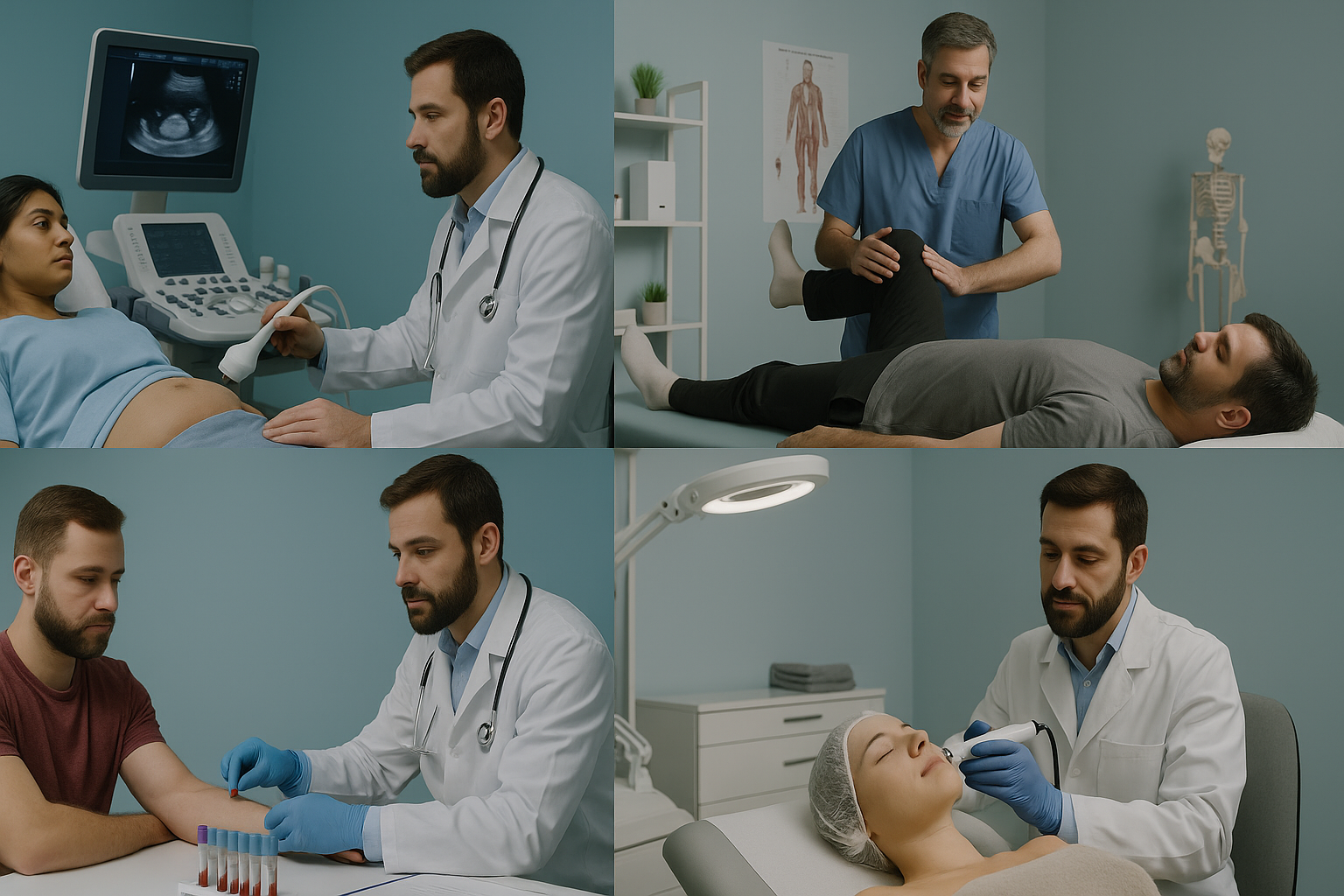 Male Doctor with Patient